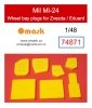 Omask 74871 Mil Mi-24 wheel bay plugs (for Zvezda/Eduard) 1/48